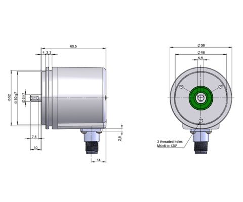 E58ANA solid Connector